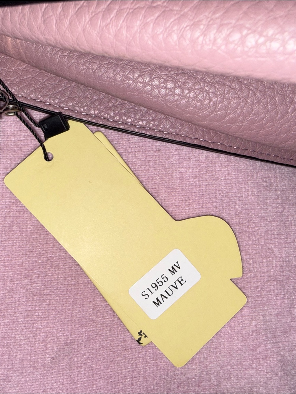 Women's Pink Crossbody Bag with Black Trim - Picture 3 of 7